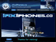 Tablet Screenshot of ifixiphones.ca